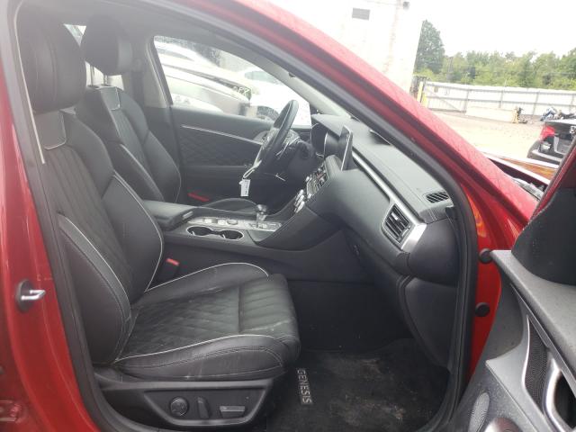 Photo 5 from auction – 2019 GENESIS G70 PRESTI with VIN KMTG44LAXKU026052