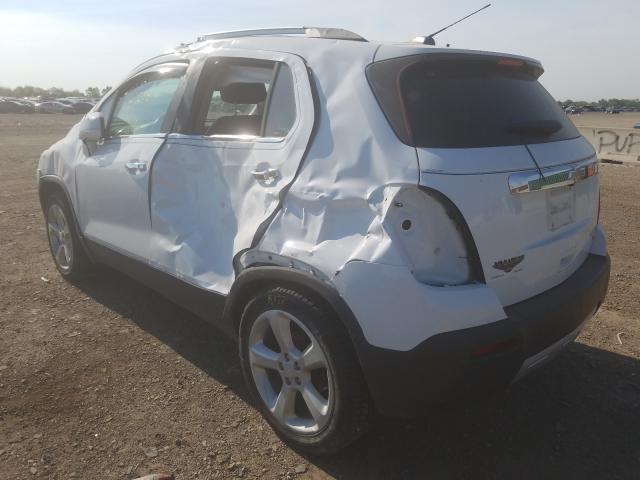 Photo 3 from auction – 2016 CHEVROLET TRAX LTZ with VIN 3GNCJRSB1GL168229