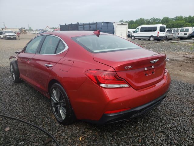 Photo 3 from auction – 2019 GENESIS G70 PRESTI with VIN KMTG44LAXKU026052
