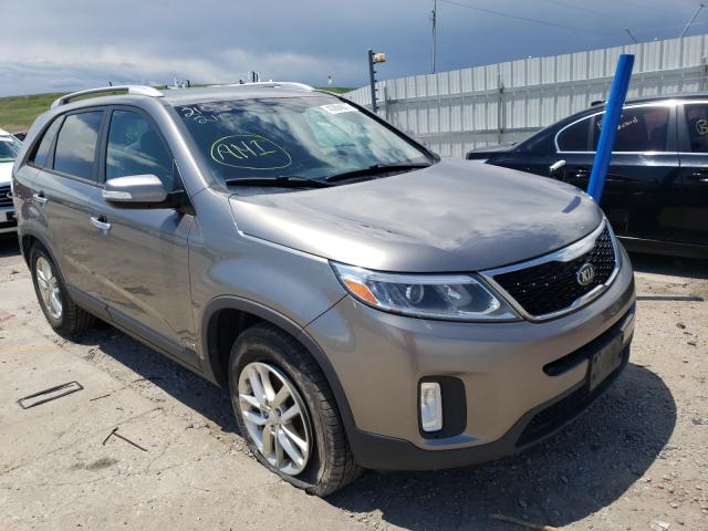 KIA SORENTO LX 2014 with VIN 5XYKTCA65EG434677 - Photo from auction