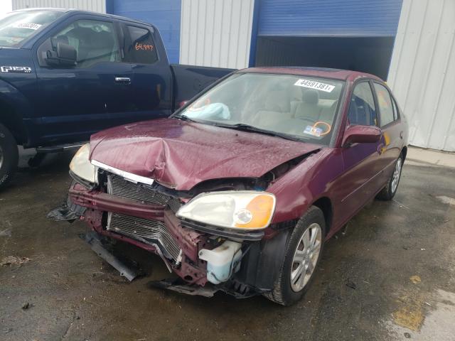 Photo 2 from auction – 2003 HONDA CIVIC EX with VIN 2HGES26763H532466