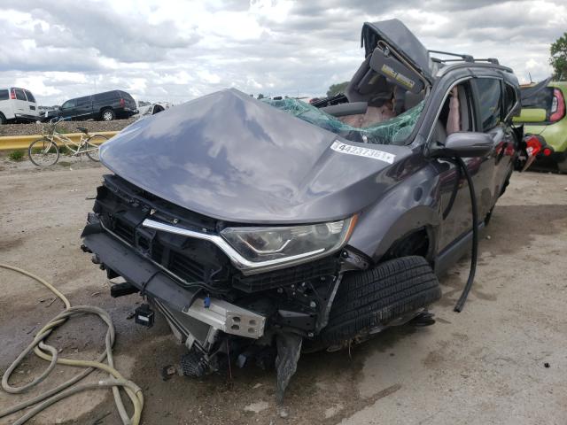 Photo 2 from auction – 2017 HONDA CR-V EXL with VIN 7FARW1H85HE016914