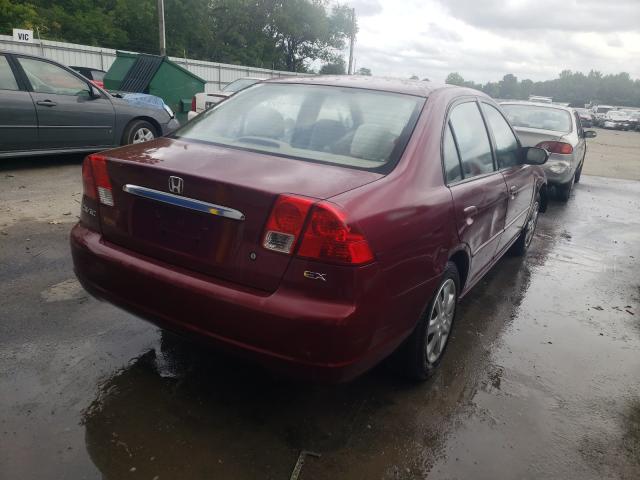 Photo 4 from auction – 2003 HONDA CIVIC EX with VIN 2HGES26763H532466