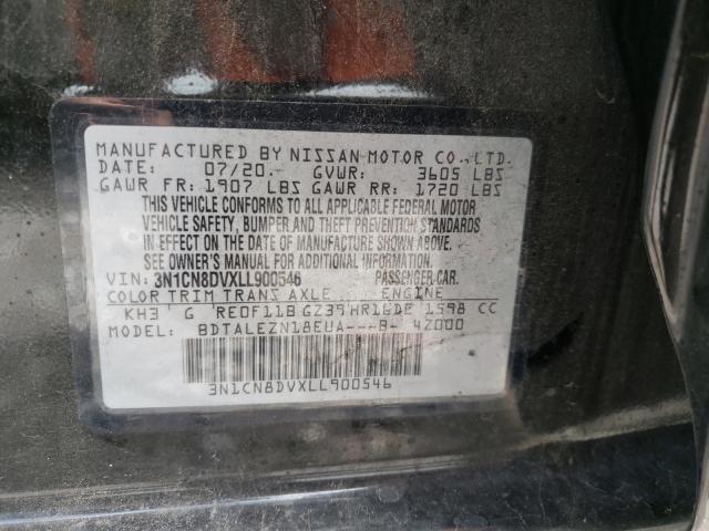 Photo 10 from auction – 2020 NISSAN VERSA S with VIN 3N1CN8DVXLL900546