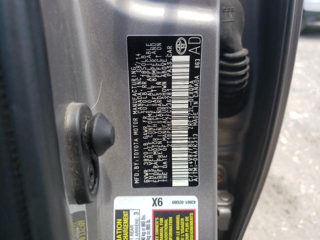 Photo 10 from auction – 2015 TOYOTA COROLLA EC with VIN 2T1BPRHE7FC236281