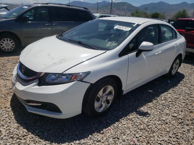 Photo 2 from auction – 2013 HONDA CIVIC LX with VIN 19XFB2F55DE023693