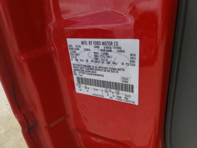Photo 10 from auction – 2006 FORD F150 with VIN 1FTRF12246NB49002