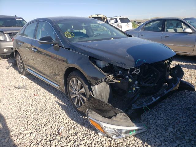 HYUNDAI SONATA SPO 2017 with VIN 5NPE34AF8HH580491 - Photo from auction