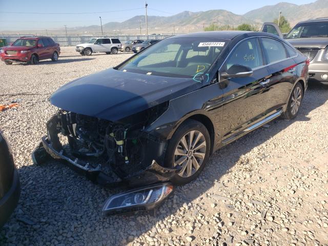 Photo 2 from auction – 2017 HYUNDAI SONATA SPO with VIN 5NPE34AF8HH580491