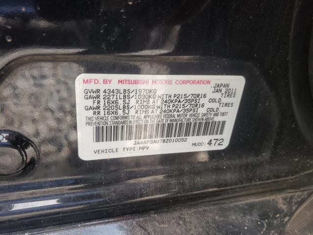 Photo 10 from auction – 2011 MITSUBISHI OUTLANDER with VIN JA4AP3AU7BZ010052