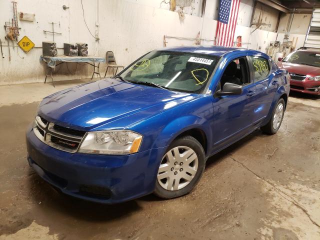 Photo 2 from auction – 2012 DODGE AVENGER SE with VIN 1C3CDZAG8CN309700