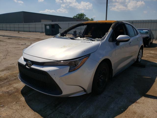 Photo 2 from auction – 2021 TOYOTA COROLLA LE with VIN 5YFEPMAEXMP161177