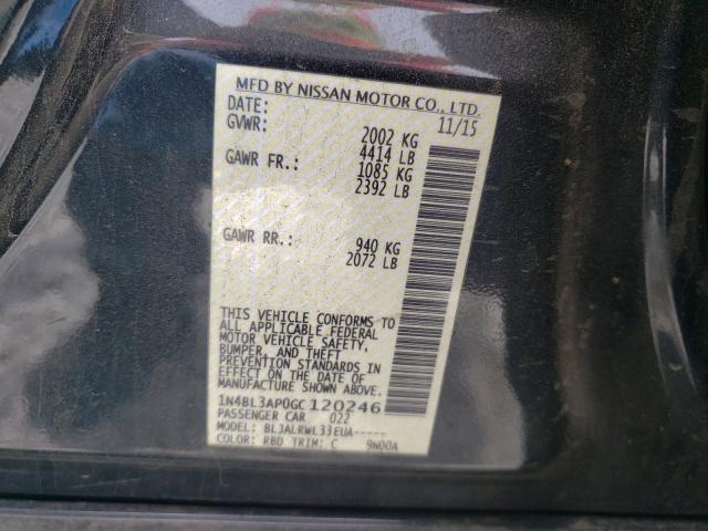 Photo 10 from auction – 2016 NISSAN ALTIMA 3.5 with VIN 1N4BL3AP0GC120246
