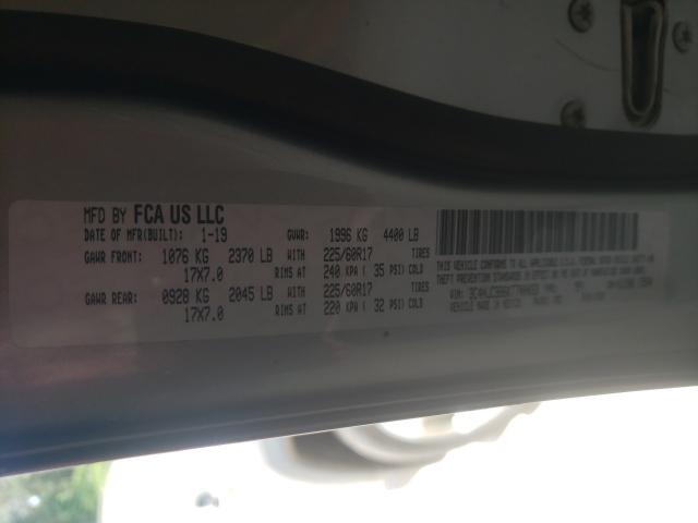 Photo 10 from auction – 2019 JEEP COMPASS LA with VIN 3C4NJCBB6KT700033