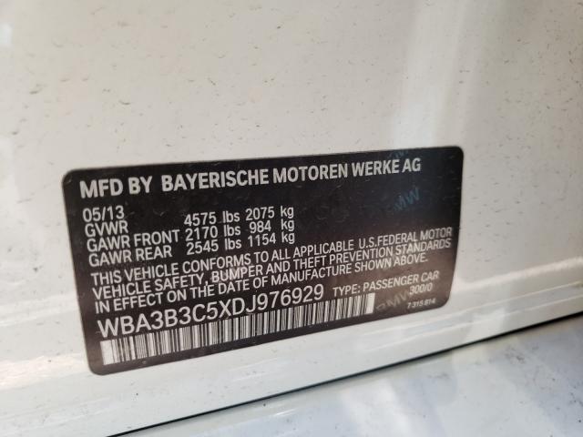 Photo 10 from auction – 2013 BMW 328 XI with VIN WBA3B3C5XDJ976929