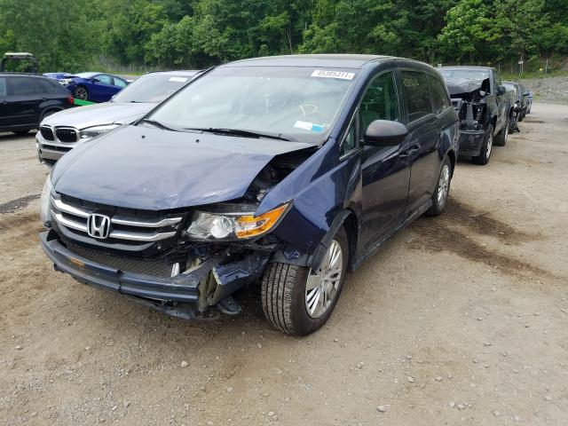 Photo 2 from auction – 2014 HONDA ODYSSEY LX with VIN 5FNRL5H29EB001674