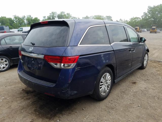 Photo 4 from auction – 2014 HONDA ODYSSEY LX with VIN 5FNRL5H29EB001674