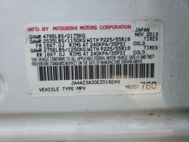 Photo 10 from auction – 2014 MITSUBISHI OUTLANDER with VIN JA4AZ3A33EZ018249
