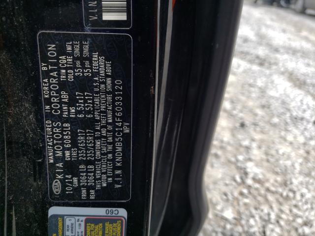 Photo 10 from auction – 2015 KIA SEDONA LX with VIN KNDMB5C14F6033120
