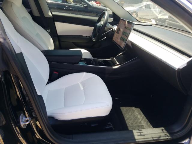 Photo 5 from auction – 2019 TESLA MODEL 3 with VIN 5YJ3E1EA7KF327747