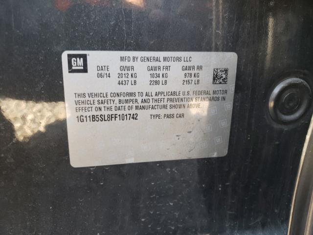 Photo 10 from auction – 2015 CHEVROLET MALIBU LS with VIN 1G11B5SL8FF101742