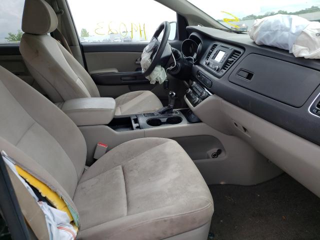 Photo 5 from auction – 2015 KIA SEDONA LX with VIN KNDMB5C14F6033120