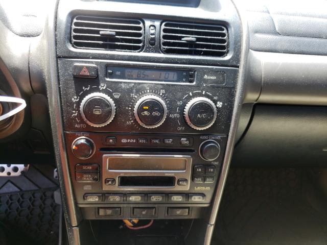 Photo 9 from auction – 2001 LEXUS IS 300 with VIN JTHBD182310027332