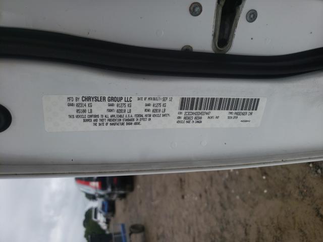Photo 10 from auction – 2013 DODGE CHARGER SX with VIN 2C3CDXHG5DH537447