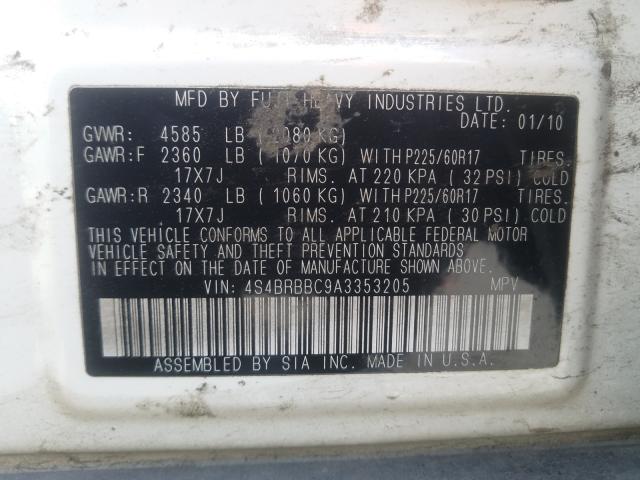 Photo 10 from auction – 2005 SUBARU OUTBACK with VIN 4S4BRBBC9A3353205
