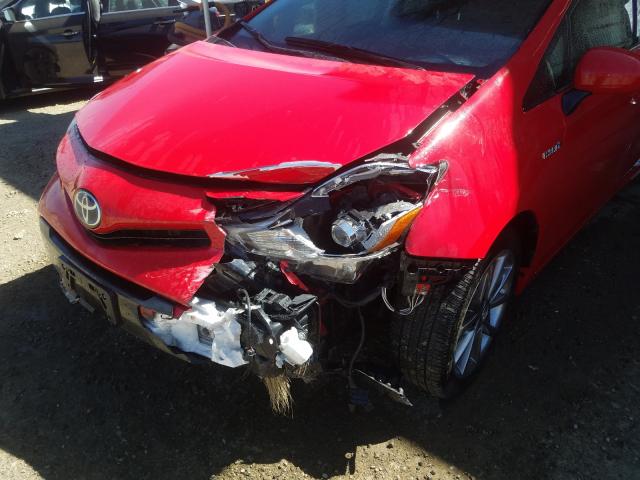 Photo 9 from auction – 2016 TOYOTA PRIUS V with VIN JTDZN3EU4GJ044674