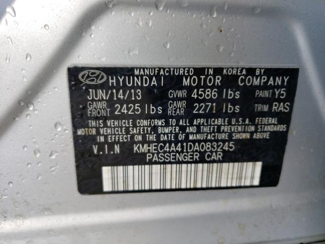 Photo 10 from auction – 2013 HYUNDAI SONATA HYB with VIN KMHEC4A41DA083245