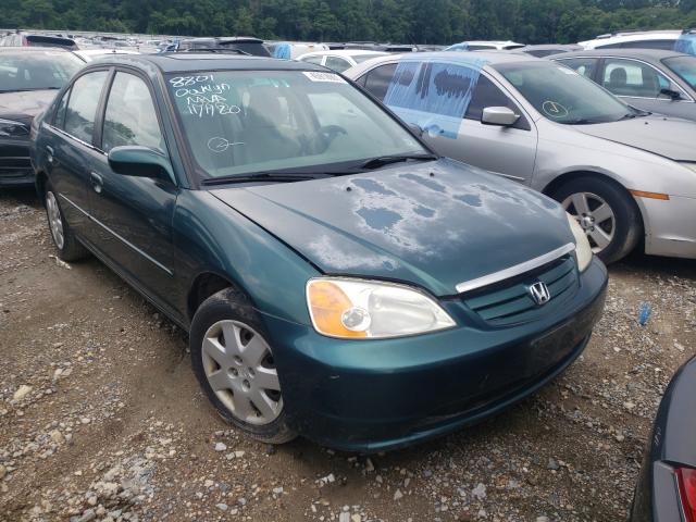 Photo 1 from auction – 2001 HONDA CIVIC EX with VIN 2HGES26791H559092