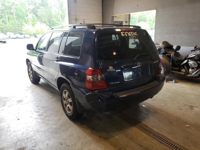 Photo 3 from auction – 2005 TOYOTA HIGHLANDER with VIN JTEEP21A650106623