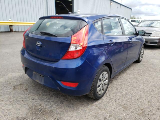 Photo 4 from auction – 2016 HYUNDAI ACCENT SE with VIN KMHCT5AEXGU280293