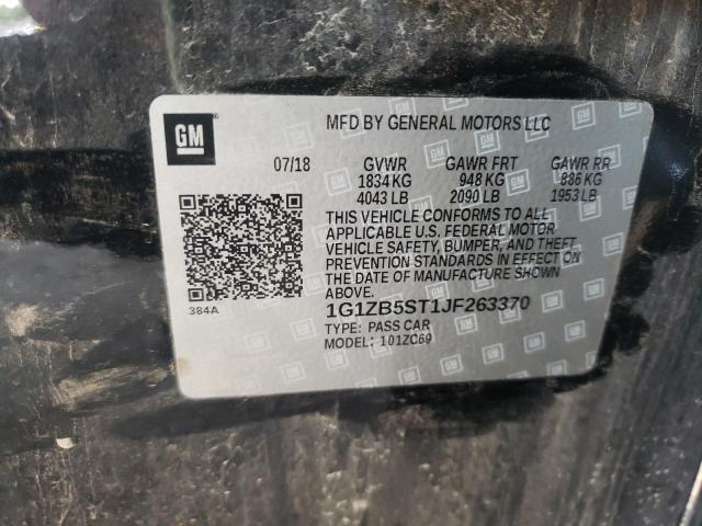Photo 10 from auction – 2018 CHEVROLET MALIBU LS with VIN 1G1ZB5ST1JF263370