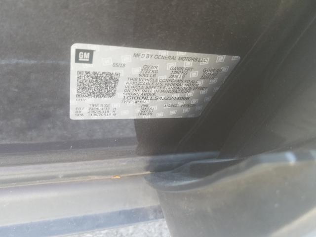 Photo 10 from auction – 2018 GMC ACADIA SLE with VIN 1GKKNLLS4JZ244096