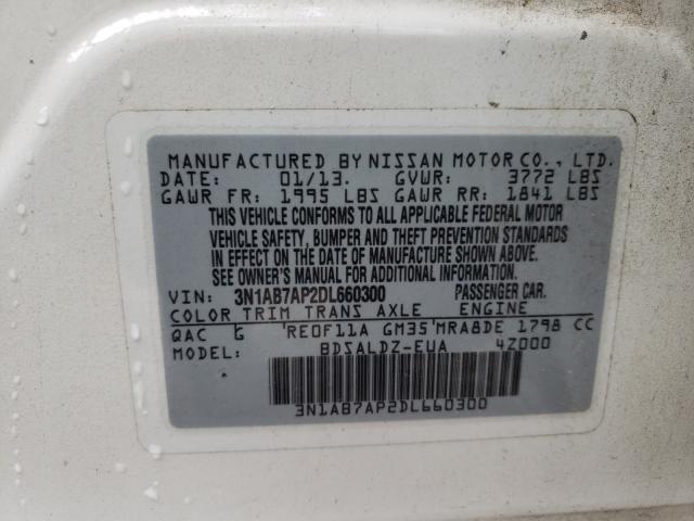 Photo 10 from auction – 2013 NISSAN SENTRA S with VIN 3N1AB7AP2DL660300