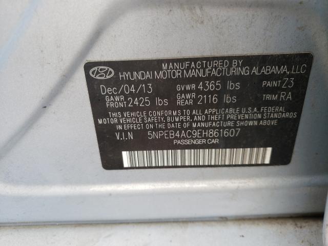 Photo 10 from auction – 2014 HYUNDAI SONATA GLS with VIN 5NPEB4AC9EH861607