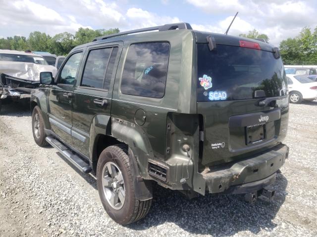 Photo 3 from auction – 2008 JEEP LIBERTY SP with VIN 1J8GP28K08W117008
