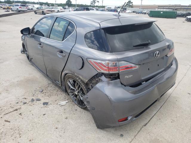 Photo 3 from auction – 2012 LEXUS CT 200 with VIN JTHKD5BHXC2049128