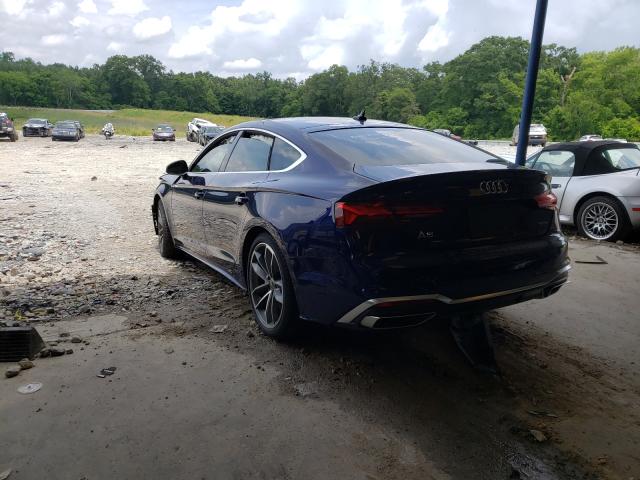Photo 3 from auction – 2021 AUDI A5 PREMIUM with VIN WAUFACF59MA029442