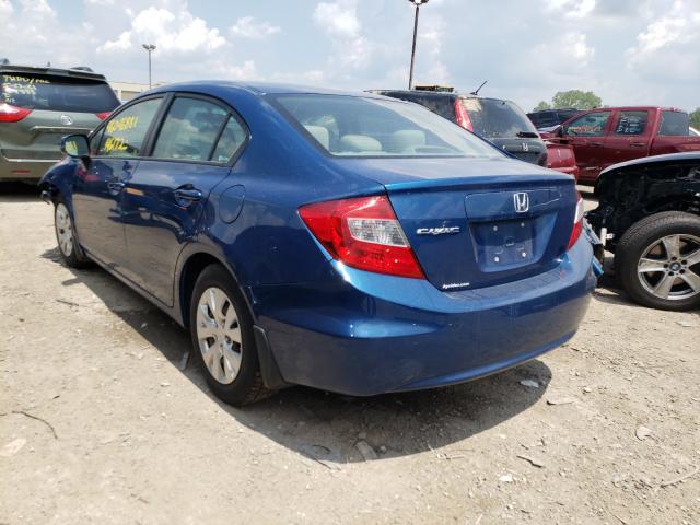 Photo 3 from auction – 2012 HONDA CIVIC LX with VIN 19XFB2F59CE017782