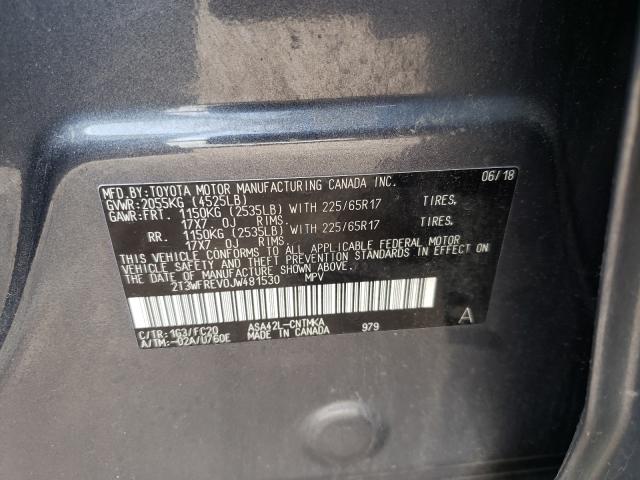 Photo 10 from auction – 2018 TOYOTA RAV4 ADVEN with VIN 2T3WFREV0JW481530