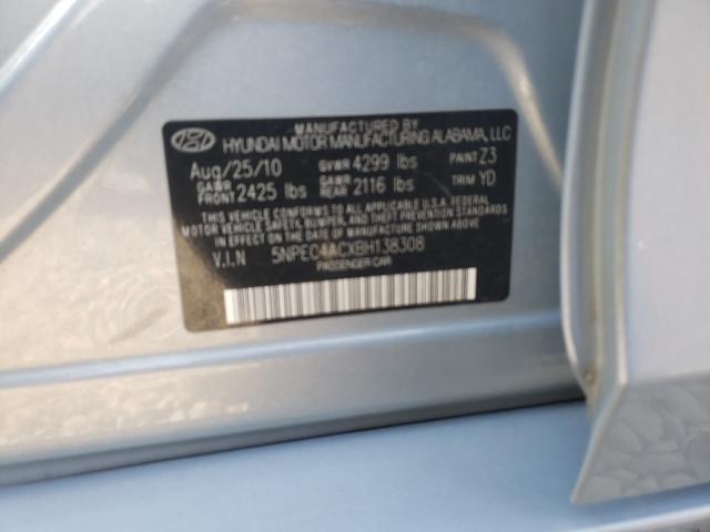 Photo 10 from auction – 2011 HYUNDAI SONATA SE with VIN 5NPEC4ACXBH138308