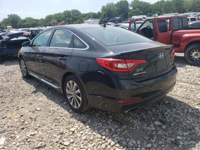 Photo 3 from auction – 2015 HYUNDAI SONATA SPO with VIN 5NPE34AF7FH094882