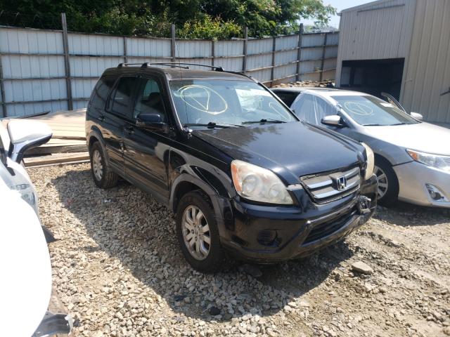 HONDA CR-V SE 2006 with VIN JHLRD78996C043186 - Photo from auction