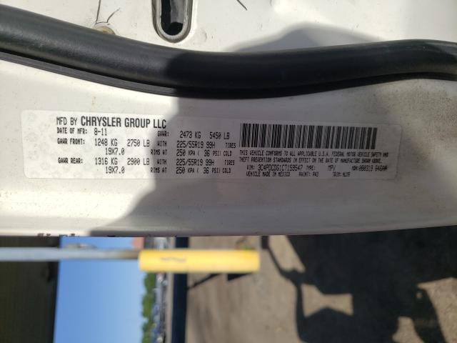 Photo 10 from auction – 2012 DODGE JOURNEY CR with VIN 3C4PDCDG1CT159547