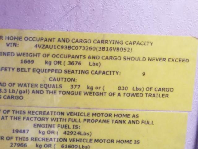 Photo 10 from auction – 2011 COACH MOTORHOME with VIN 4VZAU1C93BC073260
