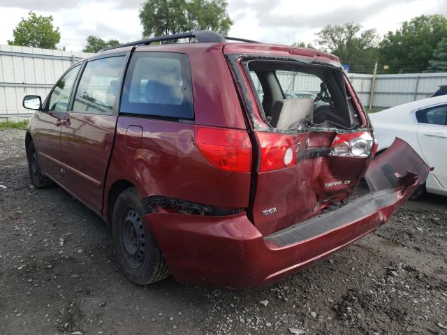Photo 3 from auction – 2010 TOYOTA SIENNA CE with VIN 5TDKK4CC5AS300101