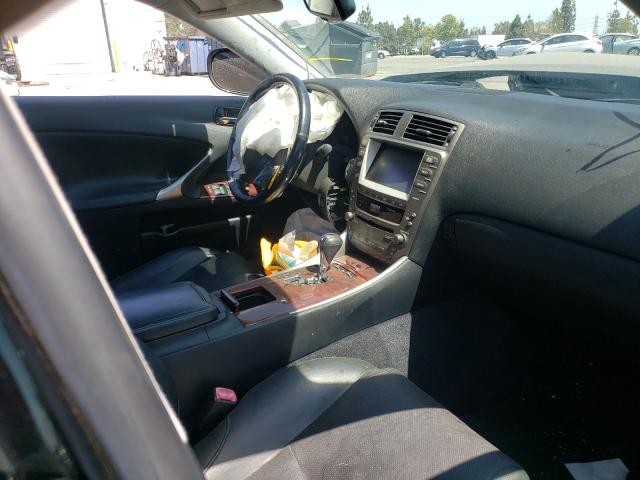 Photo 5 from auction – 2008 LEXUS IS 250 with VIN JTHBK262285081295